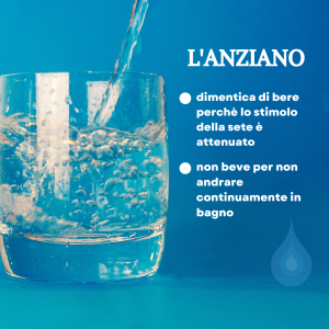 l'anziano e l'idratazione